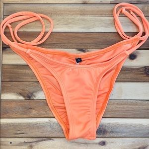 Tie side Bikini bottom Orange